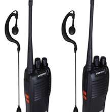 Kit 2 rádios comunicador baofeng Alcance 12 Km 16 Canal BF 777S Profissional recarregável rádio segurança envio imediato - Preto - Visão 8