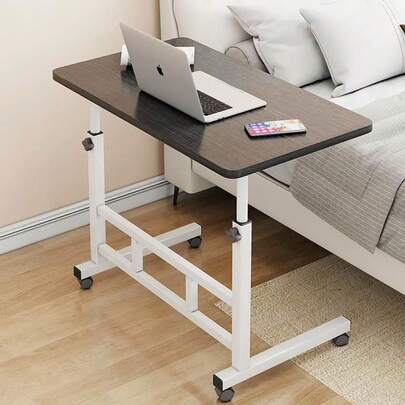 Adjustable TV Tray Table Comfortable Laptop Table Dinner Trays for Eating TV Dinner Tray on Bed Sofa for Eating Reading  60x40cm Escritorio para computadora, Puede Subir o Bajar la Altura (60~90cm), Escritorio Grande de mesita de Noche Multifuncional/mesita Auxiliar para sofá Mesa Portátil Estudiar Madera Y Metal Ajustable Movible sanc