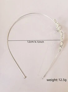 1 Stück eleganter, stilvoller Metall-Kristall-Stern- und Planeten-Design Haarreif, Modeaccessoire für den täglichen Gebrauch