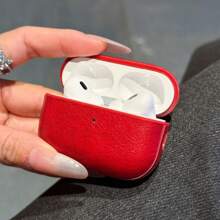 时尚 PU 皮革 AirPods 保护套带登山扣，优质保护套兼容 Airpods 1/2/3/4/Pro/Pro2，别致的设计 - 彩色 - 查看 5