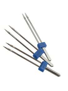 3 件缝纫机针，HA90 电动缝纫机双针，带 2/3/4 毫米 9 槽褶裥压脚，缝纫工具配件