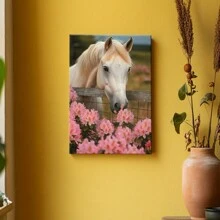 1 Pc, Ultra HD Picture High Resolution A Photo Of An Colored, Original, Canvas, Wall Art, Living Room Wall Decorations, Bedrooms, Bathrooms, Frame Poster Art Prints, Hanging Paintings, Home Decoration, Festivals. Home 1 - Multicolor - View 5