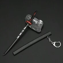 1 件武器模型 - 剑玩具 - 全金属模型 - 武器 - 时尚酷炫武器展示 - 动漫/游戏周边 - 节日/生日/复活节/愚人节礼物 - 玩具 - 彩色 - 查看 5