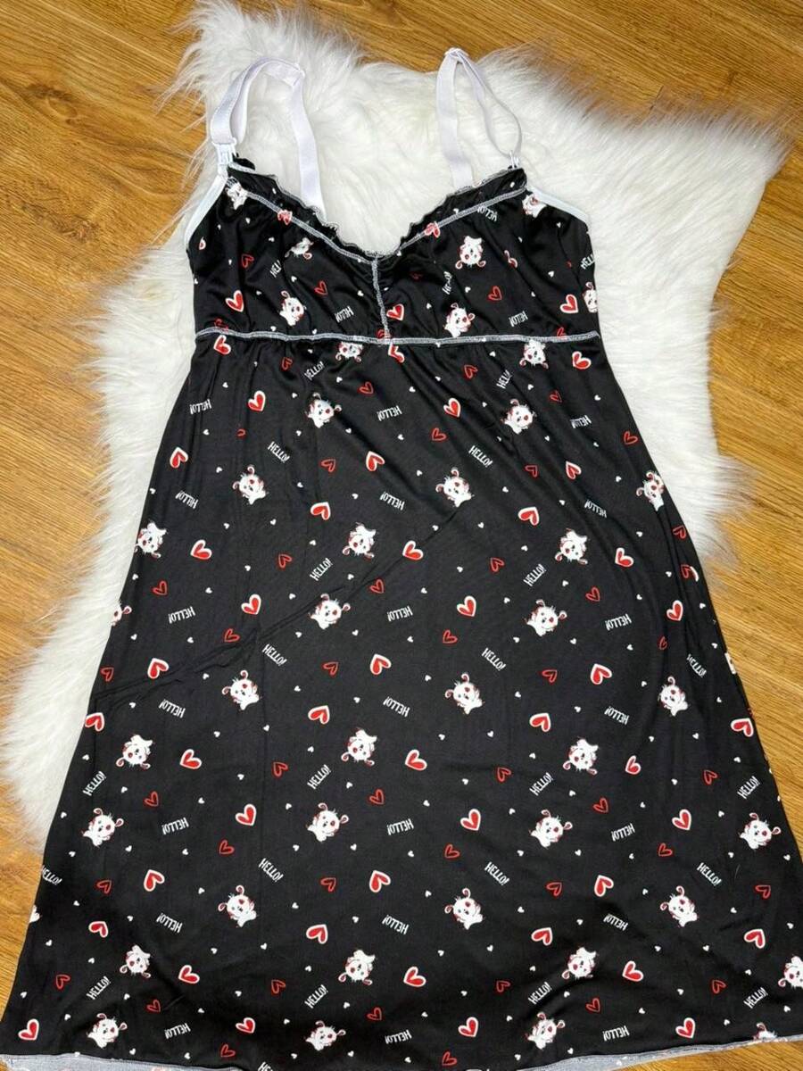 Maternity Nursing Nightgown In Suede Postpartum - 黑色 - 查看 1