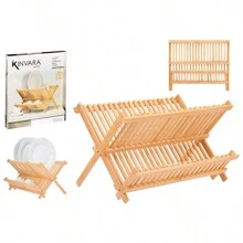 STARLEY-Escurreplato bambu 43x26,5x36,5cm - BAMBU - Ver 2