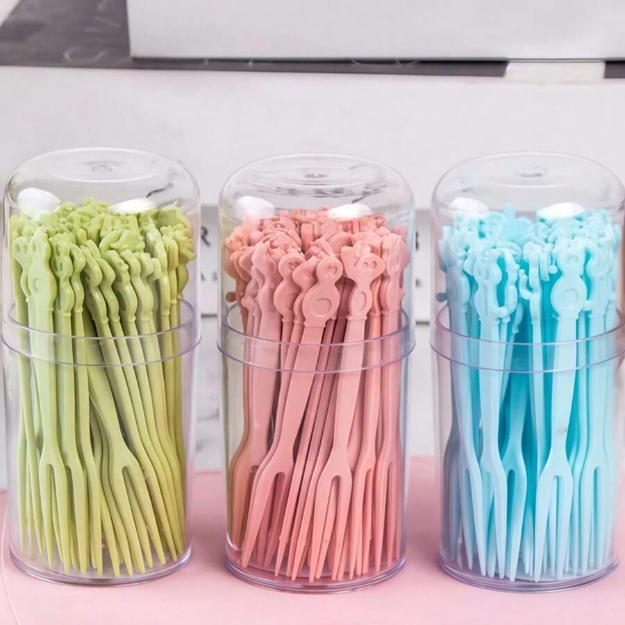 Disposable Fruit Stick - 彩色 - 查看 1