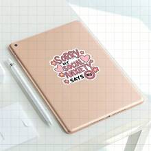 3 英寸“抱歉，我的社交焦虑症不允许贴纸 - 有趣且贴切的乙烯基贴纸，适用于笔记本电脑、笔记本、水瓶、书桌、个人空间和社交焦虑意识角落 | 非常适合心理健康倡导者、幽默爱好者、学生和焦虑症斗士 | 送给朋友、家人和同事的完美礼物 | 焦虑幽默、心理健康意识和贴切乐趣贴纸” - 3吋/7.62厘米 - 查看 4