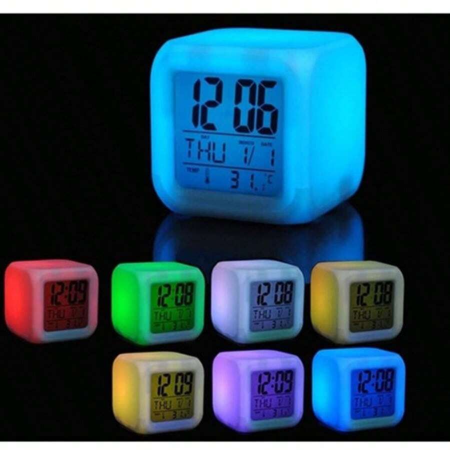 Reloj digital - Blanco - Ver 1