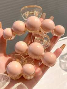 3pcs Faux Pearl Hair Clips (Slight Scratches Or Abrasions On The Faux Pearls Are Normal For Plastic Products) Valentine's Day