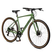 Ozark Trail 700C G.1 Explorer Flat Bar Gravel Bike, Small Frame, Fits Riders 5'1" - 5'5", Green, Adult, Unisex - 49 厘米 - 查看 3