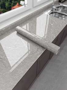 1 Piece Of Multi-Color Marble Pattern Self-Adhesive Kitchen Sticker, Waterproof, Oil-Proof, Suitable For Walls, Stoves, Countertops, Cabinet Renovation, Table Renovation, Bathroom Sink, Marble Wall Stickers.