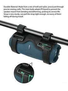 Universal Waterproof Bluetooth Speaker Bracket, Bike Handlebar Clamp Mount Holder For Charge 4/5, Flip 5/6, UE Boom 3, Bushnell Wingman View Golf, SRS-XB23, Doss SoundBox Pro Etc.