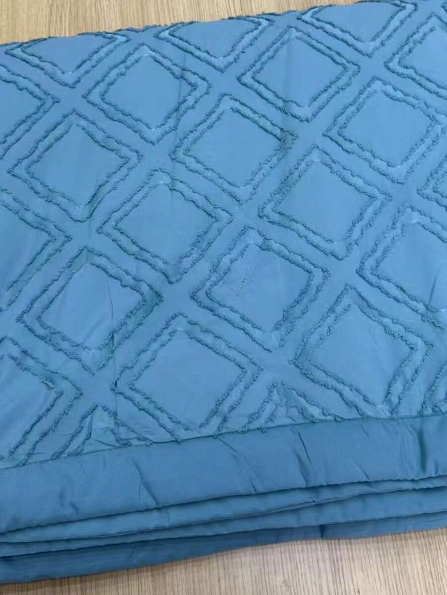 Colcha verano - Edredón de verano de flores cortadas de color azul - Ver 1