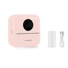 Mini Drucker - X5 Aufkleber Drucker drucklos Aufkleber Hersteller kabelloser thermischer Taschendrucker für Studiennotizen, Aufkleber, Fotos, DIY Druck, mit Rollen Thermopapier