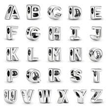 Dijes con letras DIY para pulseras y collares DIY
