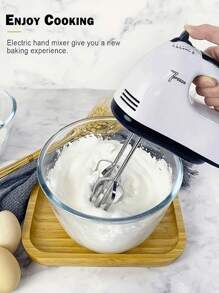 Mezclador eléctrico de la cocina de Blender batidor de huevo Crema mezclador 7-velocidad de la mano 180W - Multicolor - Ver 5