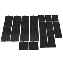 kangten 36 Compartments File Storage Rack Literature Organizer Desk File Holder Rectangular Document Holder - Black - View 10