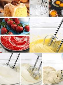 Mezclador eléctrico de la cocina de Blender batidor de huevo Crema mezclador 7-velocidad de la mano 180W - Multicolor - Ver 6