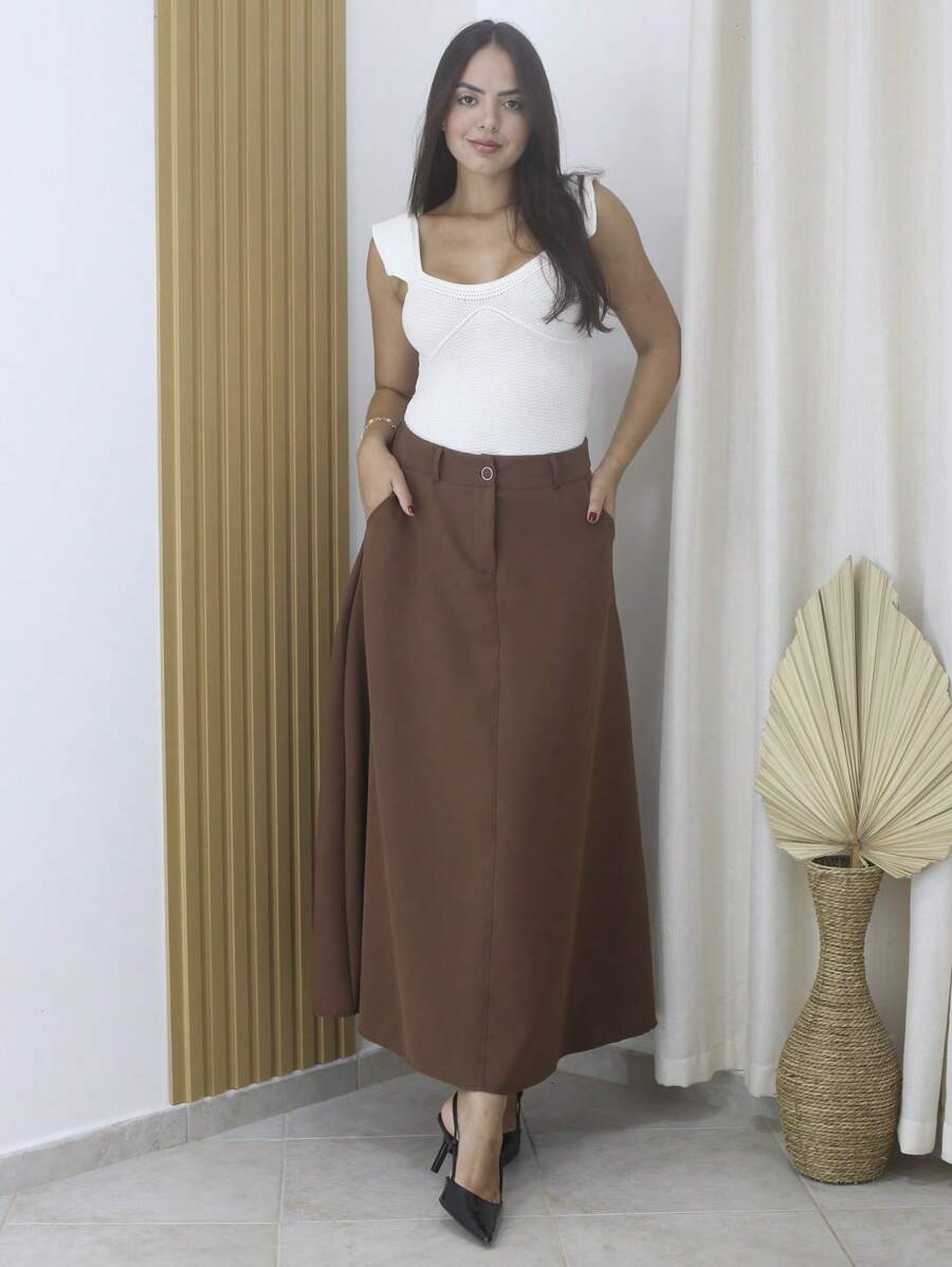 Women's Long Skirt - Maxma 7106