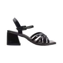 Women's Sandals With Low Block Heel,  2025 Comfort - 黑色 - 查看 4