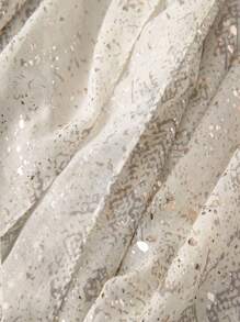 优雅沙滩配饰，女士轻盈围巾，印花鲜艳，时尚波西米亚风披肩，适合春夏穿着，大号雪纺沙滩巾，防晒连衣裙