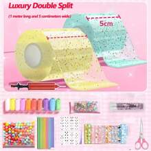 纳米双面胶带泡泡套装，纳米胶带泡泡，DIY 派对玩具和艺术/工艺品，适用于减压派对、节日礼物