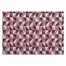 Jacquard Rug 3.00 M X 2.00 M Non-Slip Geometric Living Room Office Bedroom - 達拉紅 - 查看 4