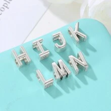 Dijes con letras DIY para pulseras y collares DIY