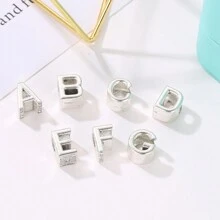 Dijes con letras DIY para pulseras y collares DIY