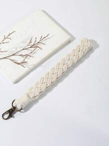 Boho 1pc Colorful Hand-Woven Bohemian Style Keychain, Car Key Pendant, Bag Decoration, Bracelet Car Accessories Bag Charm School Cute Goth Y2k Bag Accessories Lanyards With Id Holder Car Accessories Bag Charms - Multicolor - View 21