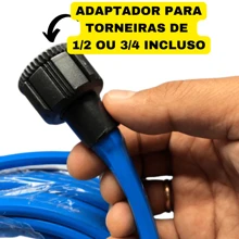 Mangueira De Jardim 25 metros Anti-Torção Chata Resistente Anti-Dobra Antitorção Forte Não Dobra