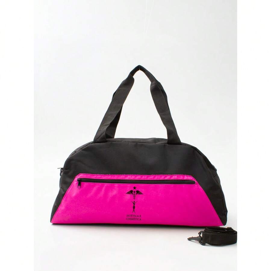 Mala Faixa  - ESTETICA E COMESTICA - Stilo Club Academia Trabalho Escolar Faculdade Viagem Fut Masculino Feminino - Pink - Visão 1