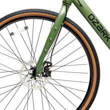 Ozark Trail 700C G.1 Explorer Flat Bar Gravel Bike, Small Frame, Fits Riders 5'1" - 5'5", Green, Adult, Unisex - 49 厘米 - 查看 7
