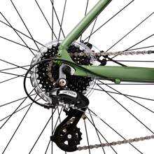 Ozark Trail 700C G.1 Explorer Flat Bar Gravel Bike, Small Frame, Fits Riders 5'1" - 5'5", Green, Adult, Unisex - 49 厘米 - 查看 5