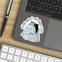 3-Inch "All I Want And A Freaking Bag Of Cats Sticker - Grappige en herkenbare vinylsticker met kattenthema voor laptops, notitieboekjes, waterflessen, bureaus, persoonlijke ruimtes en humorzones | Geweldig voor kattenliefhebbers, studenten, huisdiereigenaren en humorfans | Perfect grappig cadeau voor vrienden, familie en collega's | Hilarische sticker voor kattenhumor, herkenbaar plezier en eigenzinnige decoratie"