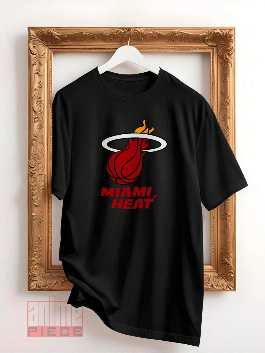 Miami Basket Heat Game Time Shirt REF 00205 - Black - View 1