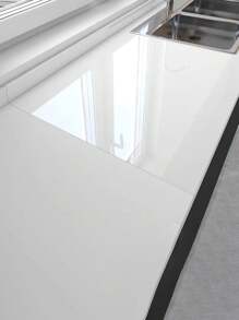 1 卷厨房防油防水透明贴纸，自粘瓷砖贴纸，适用于炉灶和墙壁装饰 - 彩色 - 查看 1