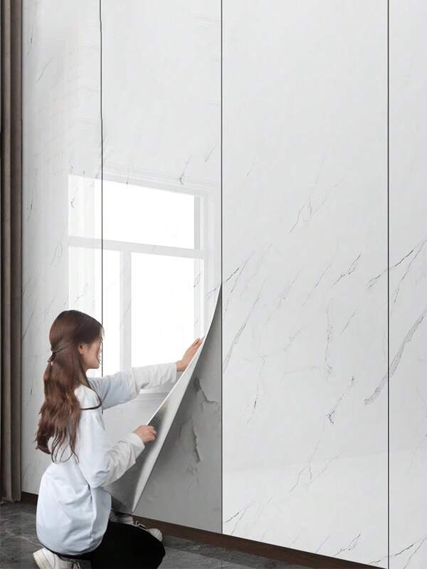 1 Pc Kitchen Sticker, Waterproof, Oilproof, High Temperature Resistant, Wallpaper, Moisture-Proof, Household Cooktop, Wall Decoration, Self-Adhesive