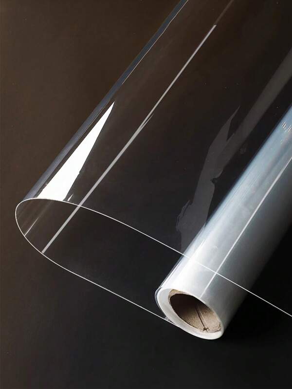 1roll Clear Kitchen Sticker, Simple Clear PP Waterproof Kitchen Sticker For Home