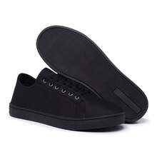 Men's Sneakers Comfortable Casual Sneakers. - 黑色 - 查看 4