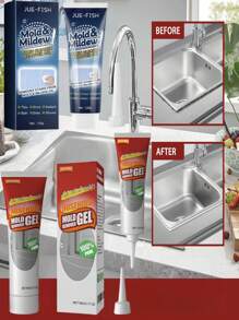Mould-Removing Gel Bathroom Kitchen Wall White Wall Cleaning Stains Moldy Mildew-Removing Cleaner(New And Old Models Are Shipped At Random.)