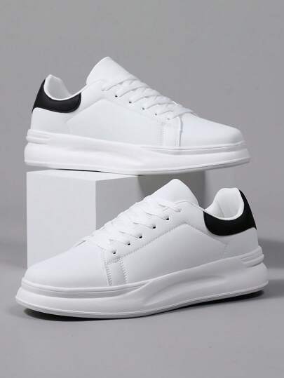 情侣休闲鞋，女士运动鞋男士系带软底平底鞋，舒适轻便低帮日常鞋，尺码 36-45