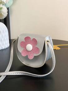 迷你PU皮革花卉单肩包/斜挎包 - A - 查看 6