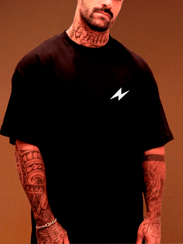 Camiseta Camisa Oversized Estampada Estilo Barata Masculina Algodão  Premium Raio