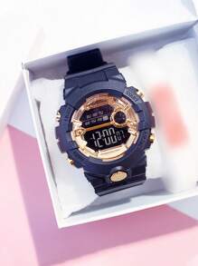 Unicorn Design Cute INS Electronic Watch, Korean Fashion Casual Sport Watch For Girls - Multicolor - View 9