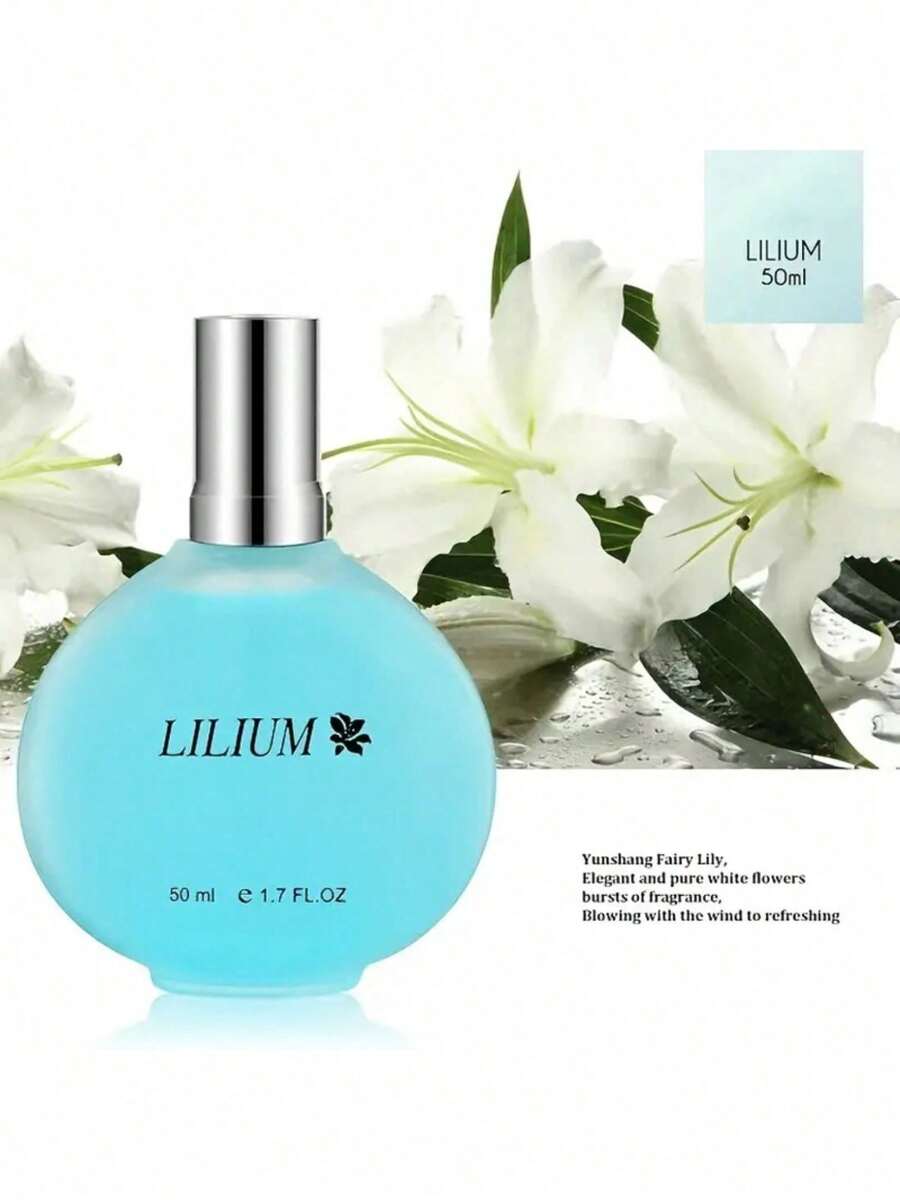 Perfume de Flores Frescas Lujoso para Mujeres - Fragancia Romántica Duradera con Notas Florales - Perfecto para Uso Diario y Ocasiones Especiales - Lirio 50 ml - Ver 1