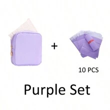 1 PC Multifunctionele Sanitaire Opbergtas En 10 STUKS Sanitaire Wegwerpzakken, Maandverband Opbergtas Draagbare Tas Met Grote Capaciteit En Eenvoudige Stijl Voor Het Opbergen Van Maandverband, Maandverband En Tampons, Make-uptas, Kleine Vierkante Tas, Vierkante Make-up Toilettas Opbergtas. 10/100 stuks Sanitaire Wegwerpzakken, Menstruatietas, Zwarte Tampon Wegwerpzakken, Persoonlijke Zelfsluitende Sanitaire Zakken Voor School Pad Tas Ideaal Voor Wandelen, Beschermde Privacy Van Vrouwen, Boho Vibes