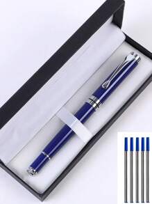 [Customization] Offer 1pc High Quality Customized Ballpoint Pen, With 1pc Gift Box Pocket Clip - Smooth Writing, Refillable Midi, Elegant Gift Box, 5pcs Extra Refills, Personalized Business Gift - Unique, Thoughtful For Colleagues, Friends, Family, Christmas, Father's Day, Thanksgiving, Back To School, For For University, High School Senior High School Students, College Students, University Students, Freshman, Sophomore, Underclassmen, Season Picks, Office & School Supplies, Customized Ballpoint Pens,Office Decor - Multicolor - View 22