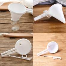 Herramientas de embudo de mano ajustable para hornear, dispensador de crema de masa de Chocolate líquido, molde de pastelería, galleta, Cupcake, tortitas, herramientas para hornear - BLANCO - Ver 6