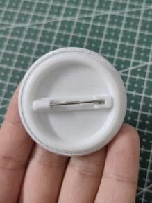 1 pièce épingle de sûreté avec motif de 4,4 cm/1,73 pouce, broche bouton, convient pour être attaché aux vêtements, sacs, sacs à dos, cadeau amusant pour les amis et la famille